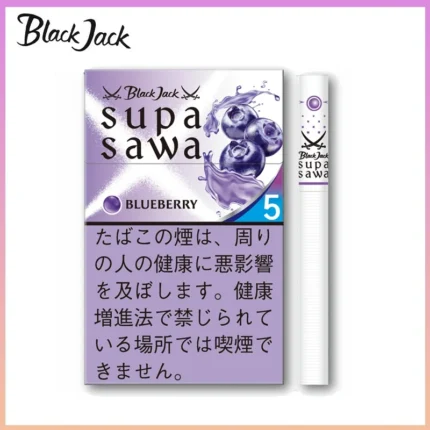 Black Jack SUPA SAWA Blueberry黑傑克藍莓爆珠薄荷5mg香煙